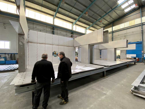 Estructura interior de un quemador de gases (RTO).
