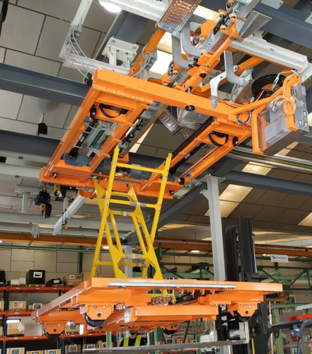 Pantógrafo para transporte de carrocerías