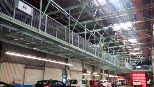 Estructura suspendida
