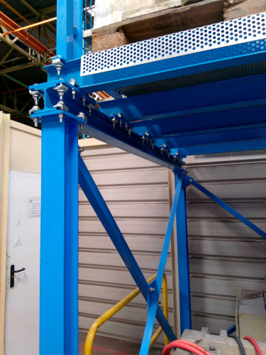 Estructuras sin soldadura en obra